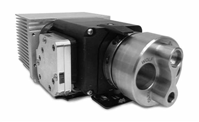 Figure 5. A fiber optic light engine with white and near-infrared illumination enables more precise visualization of tissue for surgeons. Figure 5. A fiber optic light engine with white and near-infrared illumination enables more precise visualization of tissue for surgeons.