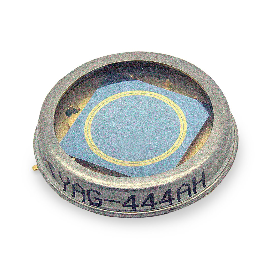 Excelitas YAG photodiodes are available in variable active diameters and polarity.