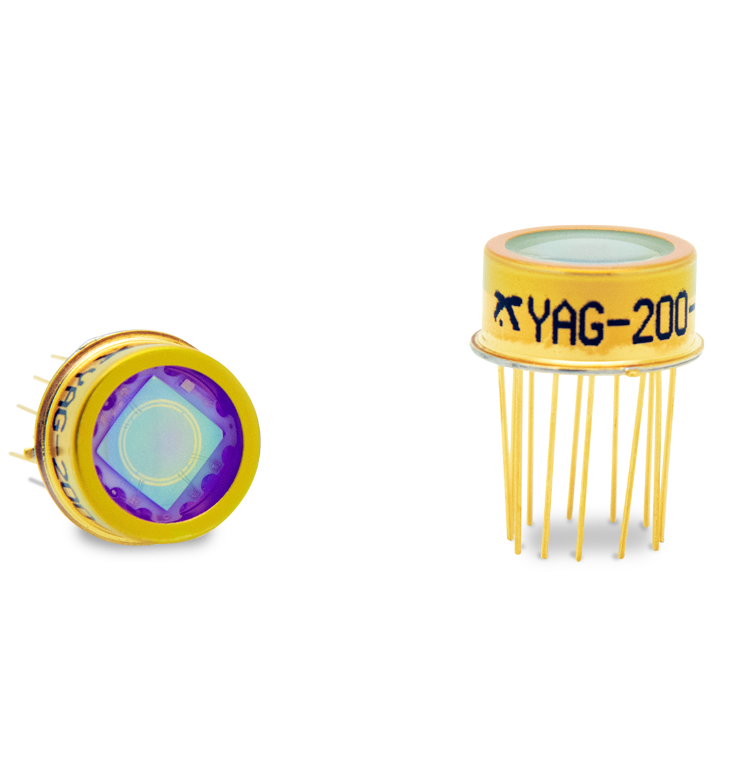 Excelitas YAG-200-4 Series Quadrant Photodiodes - Si PIN - 5.1 mm Excelitas YAG-200-4 Series Quadrant Photodiodes - Si PIN - 5.1 mm