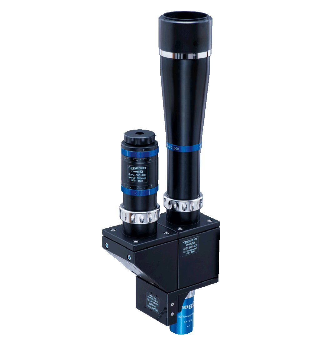 Système d’inspection avec microscope de haute résolution à champ large Mag.x System 125