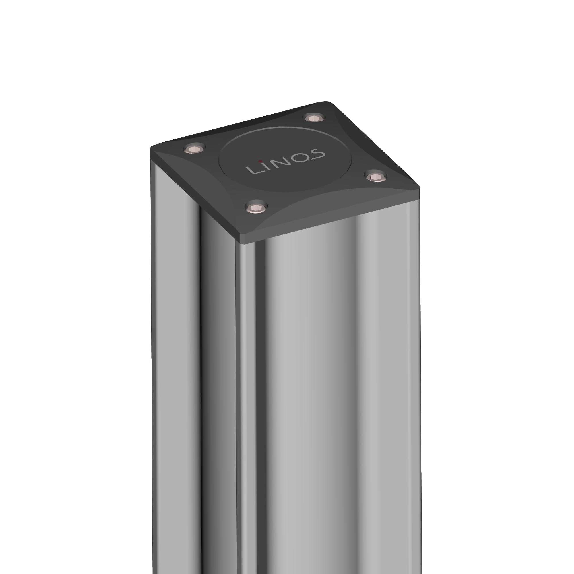 应用示例:X 95盖板用于封堵X 95型材的端面