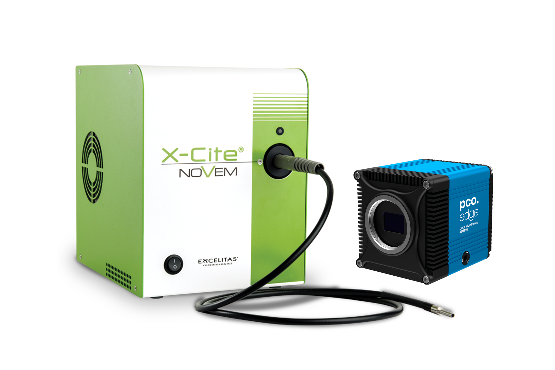 X-Cite NOVEM and pco.edge 10 bi CLHS Bundle
