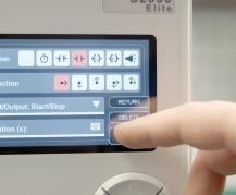 S2000 Elite LCD-Bildschirm und Touchscreen – Benutzeroberfläche