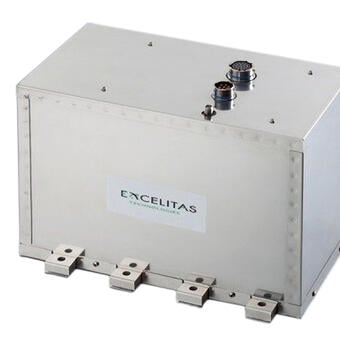 Rubidium-Atomfrequenznormal für GPS-Uhrenanwendungen von Excelitas.