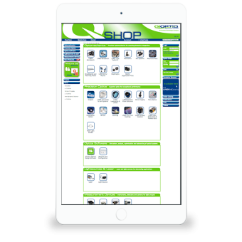 Excelitas' Q-Shop ecommerce website