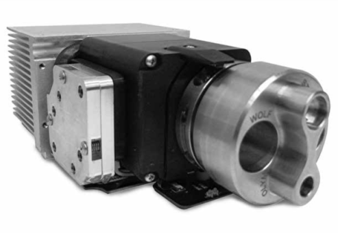 Figure 5. A fiber optic light engine with white and near-infrared illumination enables more precise visualization of tissue for surgeons.