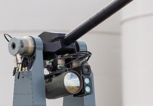 ProductPhoto_DO_PanthIR-on-SkyWall.jpg Excelitas PanthIR Camera mounted on Counter UAS application (Skywall 300 by Openworks Engineering)