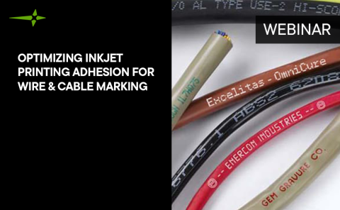 Optimizing Inkjet Printing Adhesion for Wire & Cable Marking Webinar