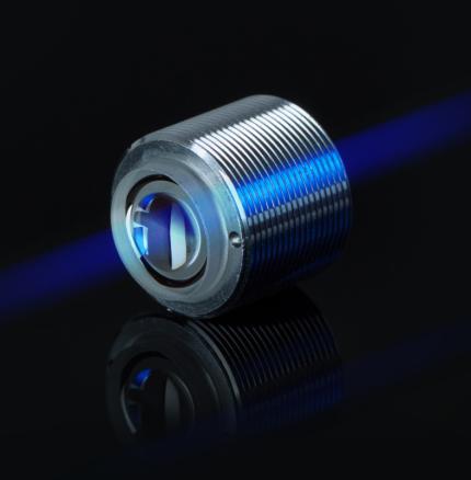 Qioptiq high-efficiency, LED to Glass Fiber Bundle Micro-Optic Coupler