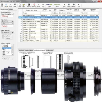 FREE MachVis Lens Configuration Software streamlines your LINOS and Optem Lens specifying process and ensures the optimal solution for your application.