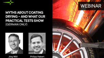 Myths about coating drying – and what our practical tests actually show