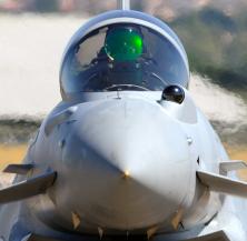 Head-up-Display des Eurofighter Typhoons